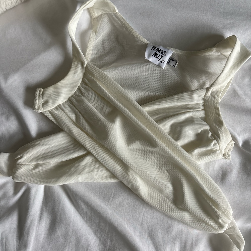 Cream princess polly Sleeveless Top